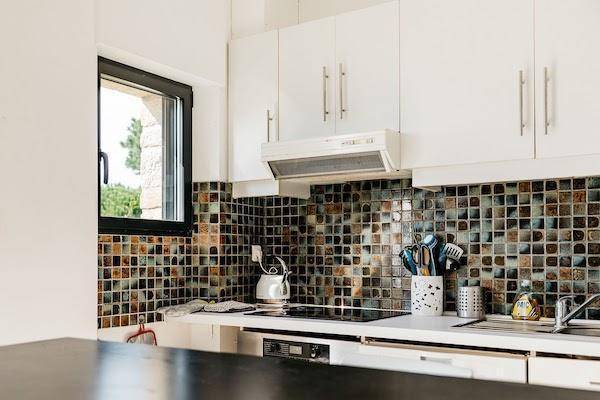 Cuisine de la maison de la plage